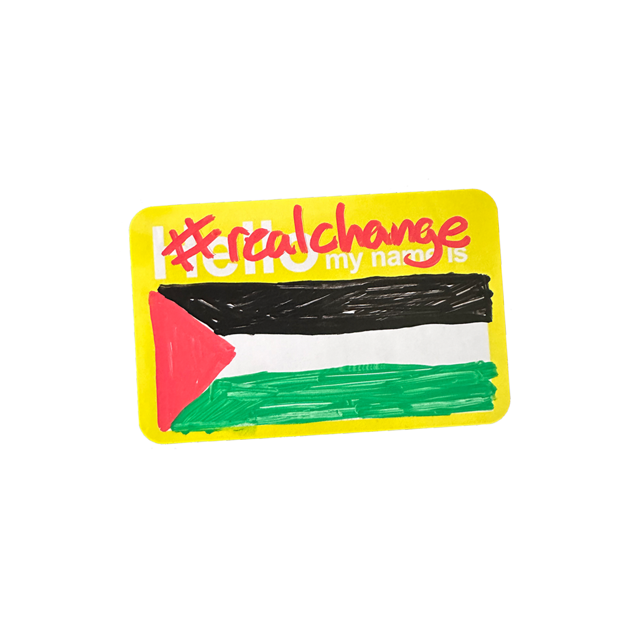 #realchange donation card