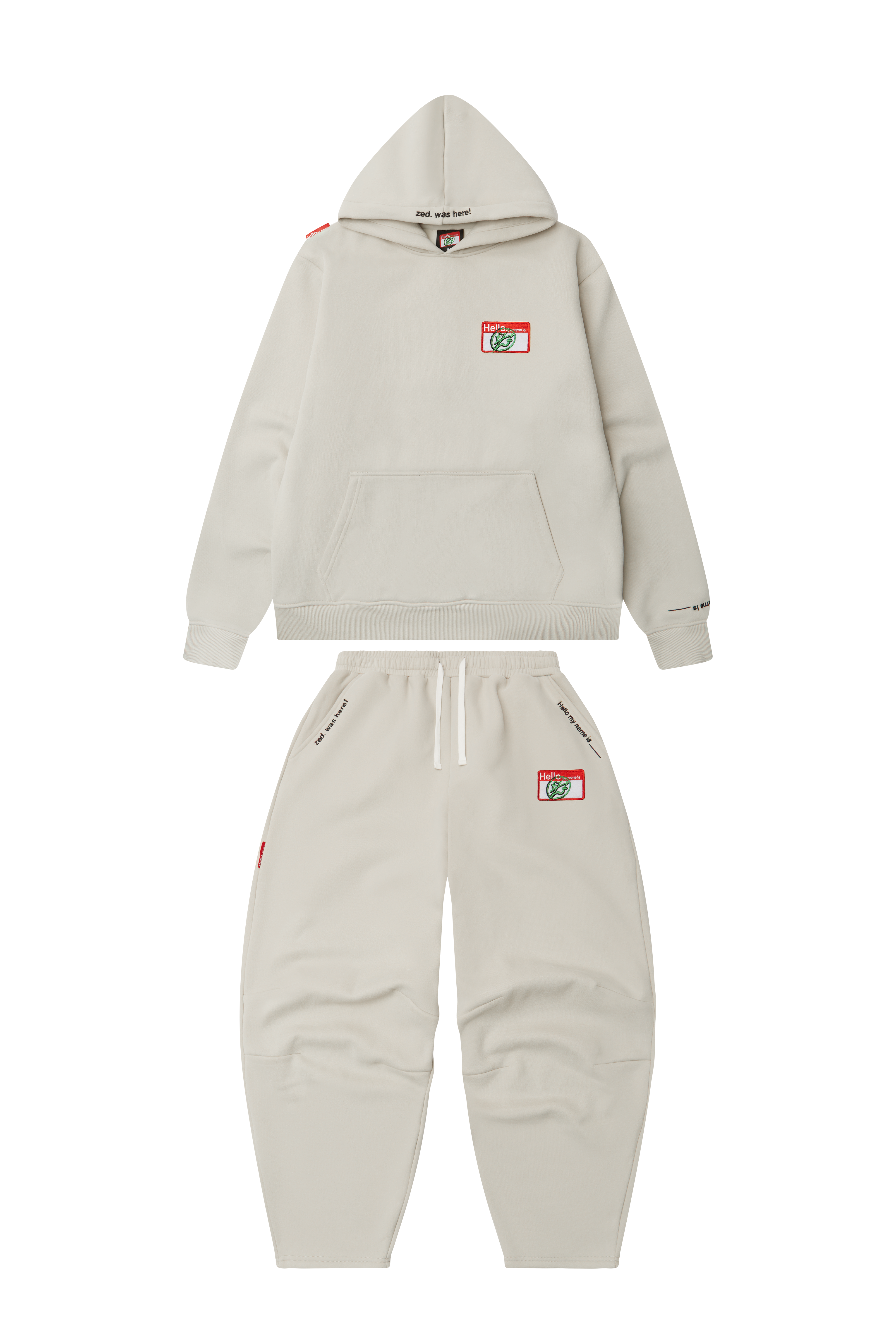 zed.SKIN tracksuit set GREYGE