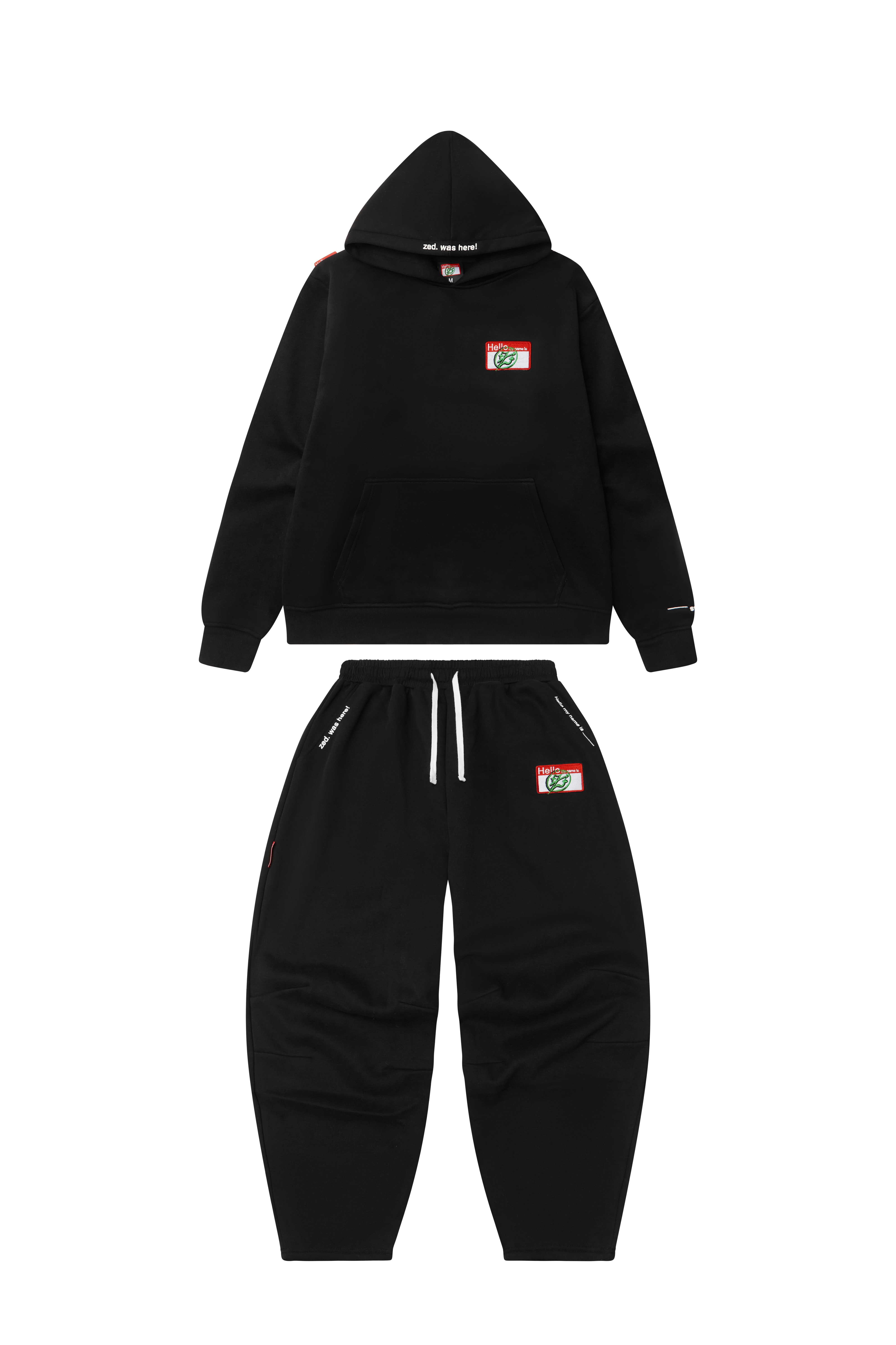 zed.SKIN tracksuit set BAD-LUCK BLACK
