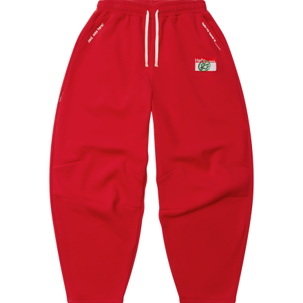 zed.SKIN trackies BLOOD-RED