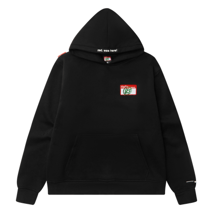 zed.SKIN hoodie BAD-LUCK BLACK