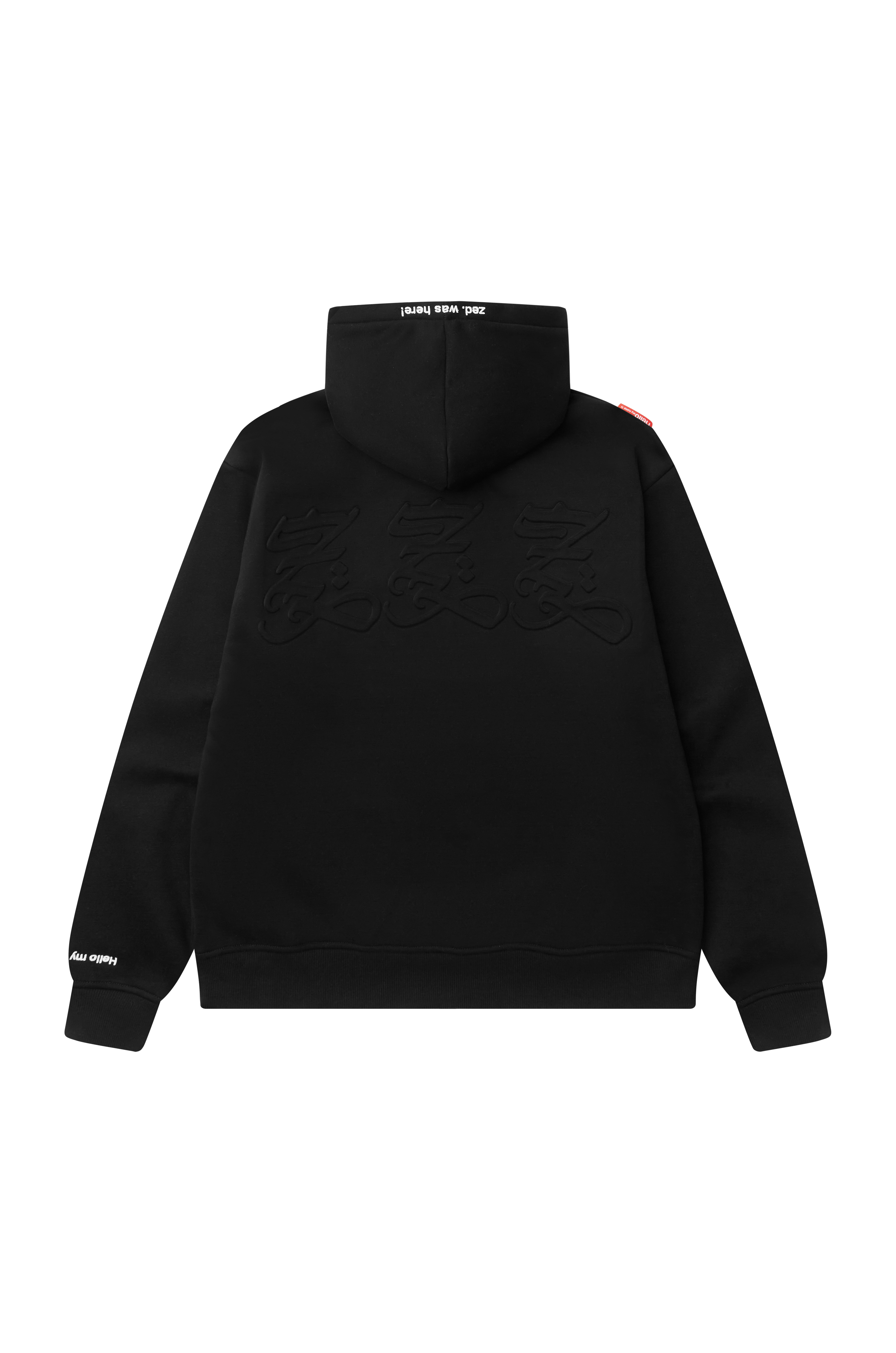 zed.SKIN hoodie BAD-LUCK BLACK