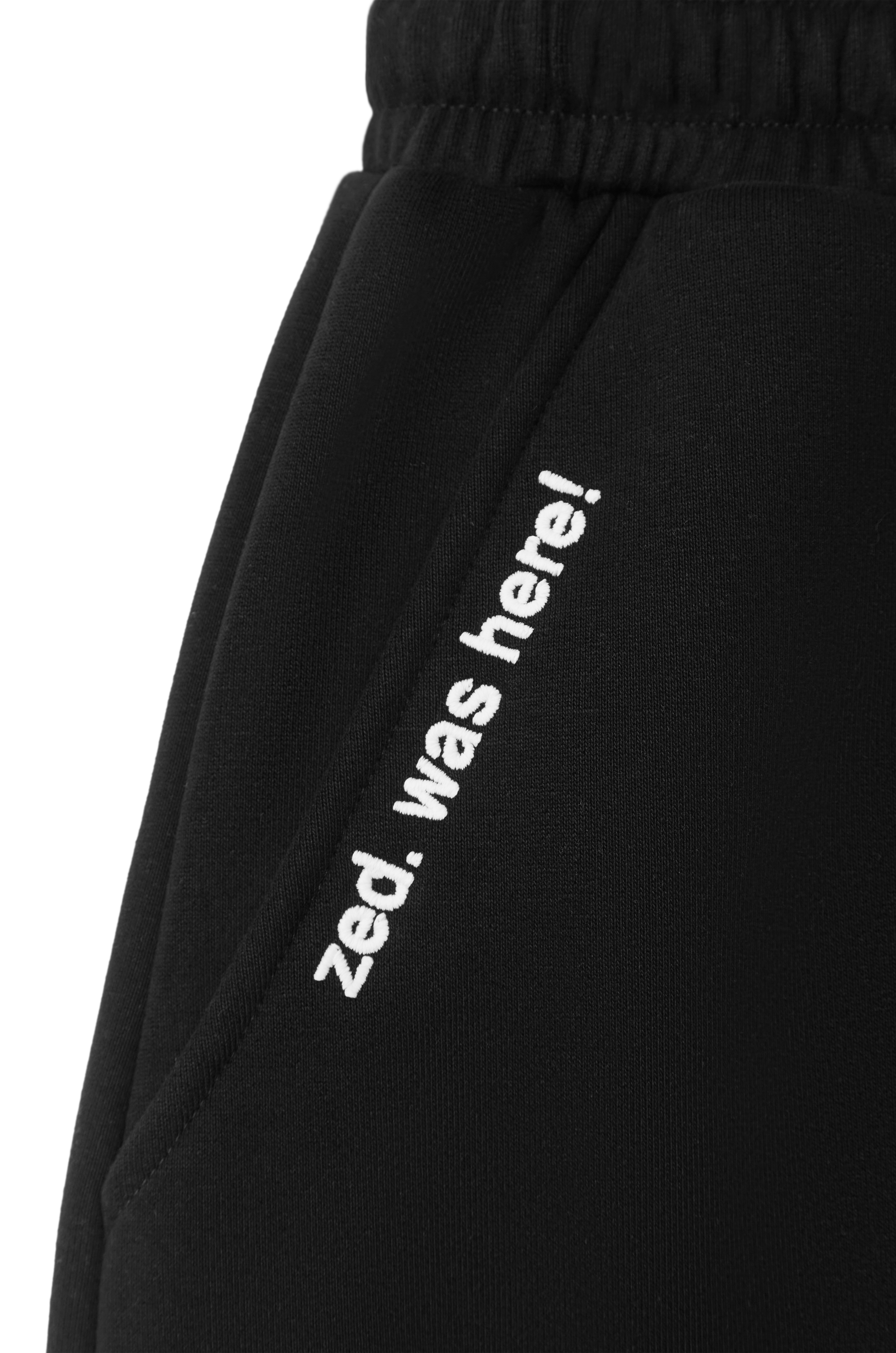 zed.SKIN trackies BAD-LUCK BLACK